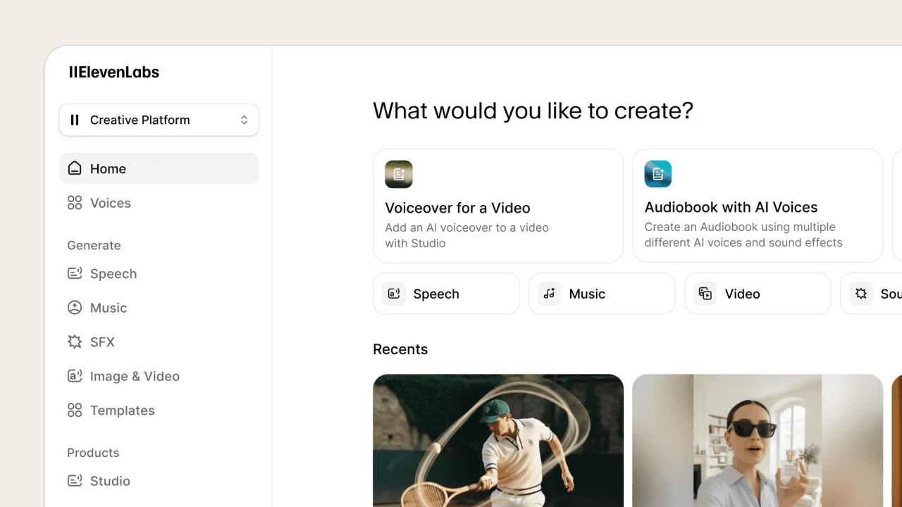 ElevenLabs screenshot
